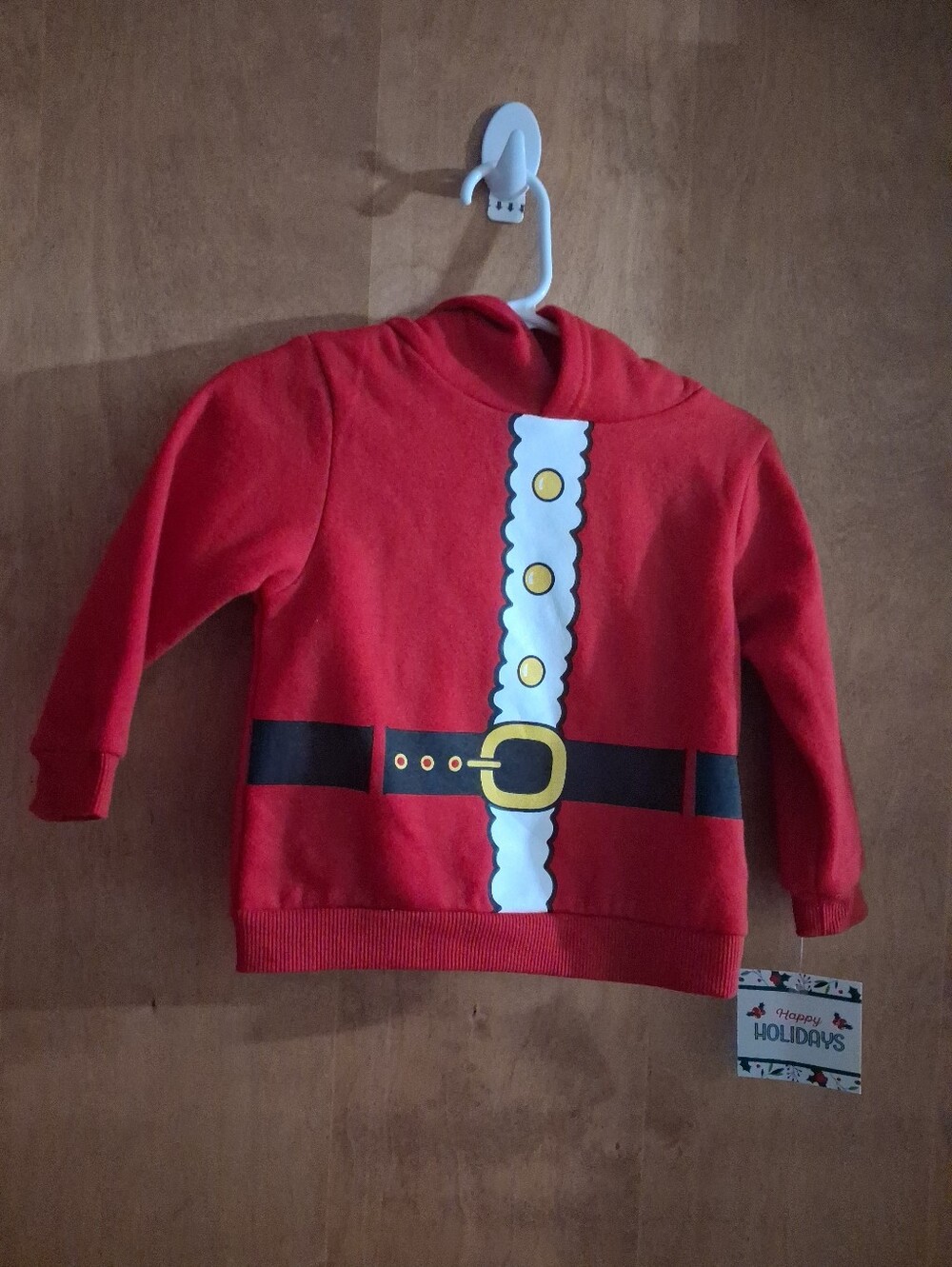 NWT Baby Boys Santa Suit Hoodie